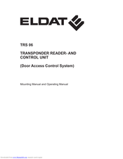 Eldat TRS06-02 Mounting And Operating Manual