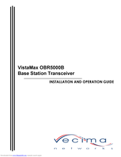 Vecima Networks VistaMax OBR5000B Installation And Operation Manual