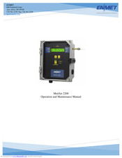 ENMET MedAir 2200 Operation And Maintenance Manual