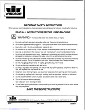 Windsor Spirit series Service Manual