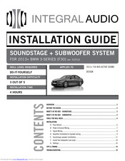 Integral Audio MCSS630T Installation Manual