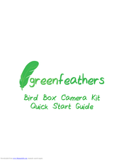 Green Feathers Bird Box Quick Start Manual