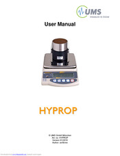 UMS HYPROP User Manual