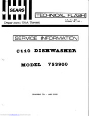 Sears C110 Service Information