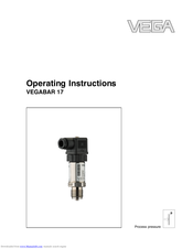 Vega VEGABAR 17 Operating Instructions Manual
