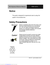 Aaeon PER-C37L-A10 Quick Installation Manual