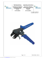 Tyco Electronics 8-528030-1 Operating Instructions Manual