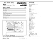 Roland V-Sudio VS-840 Service Notes