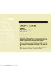 Hyundai Veloster Owner's Manual