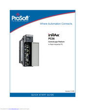ProSoft Technology InRax PC56 Quick Start Manual