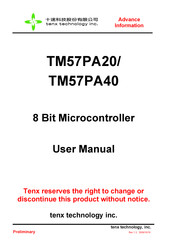 TENX TECHNOLOGY TM57PA40 User Manual