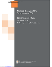 grandimpianti GD6 Service Manual