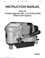 MachineryHouse HFLP-35 Instruction Manual