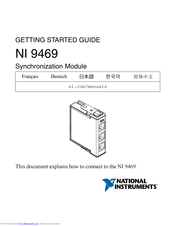National Instruments NI 9469 Getting Started Manual