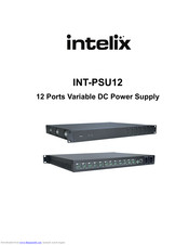 Intelix INT-PSU12 Installation Manual