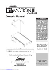 Stamina InMotion II 45-1002C Owner's Manual