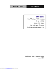 Aaeon EMB-900M Manual