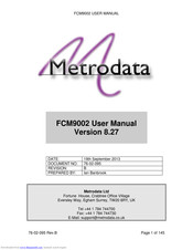 Metrodata FCM9002 User Manual