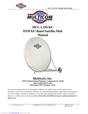 MULTICOM MUL-1.2M-KU Manual