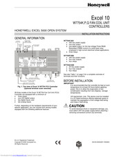 Honeywell W7754Q1008 Installation Instructions Manual
