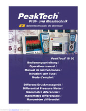 PeakTech 5150 Operation Manual