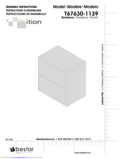 Bestar T67630-1139 Assembly Instructions Manual