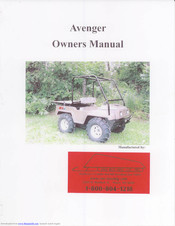 Sno-Bus Mfg avenger Owner's Manual