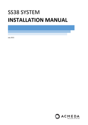 Acmeda SS38 Installation Manual