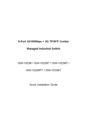 Planet ISW-1022MPT Quick Installation Manual