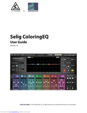 Selig Audio Selig ColoringEQ User Manual