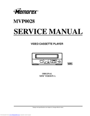 Memorex MVP0028 Service Manual