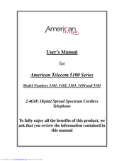American Telecom 5102 User Manual