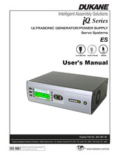 Dukane ES User Manual