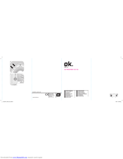 OK. OSR 110 User Manual