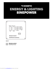 Dometic MCR7 Operating Manual