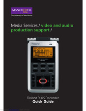 Roland Edirol R-05 Quick Manual