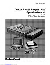 Radio Shack Deluxe RS-232 Operation Manual