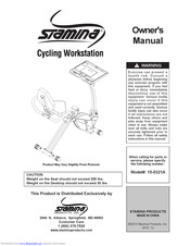Stamina 15-0321A Owner's Manual