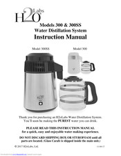 H2oLabs 300SS Instruction Manual