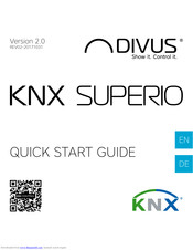 Divus KNX SUPERIO Quick Start Manual