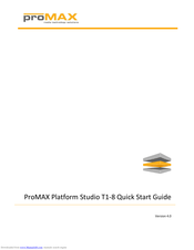 Promax Platform T1-16X Quick Start Manual