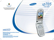 Samsung SGH-p705 User Manual