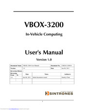 Sintrones VBOX-3200 User Manual