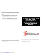 Snow Performance 20001 Installation Instructions Manual