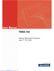 Advantech TREK-743 User Manual