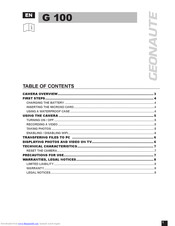 GEONAUTE G 100 User Manual
