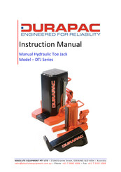 Durapac DTJ-2.5 Instruction Manual