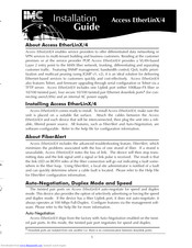IMC Access EtherLinX/4 Installation Manual
