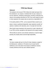 Obdstar TP50 User Manual