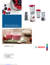 Bosch MMBM1***GB Instruction Manual